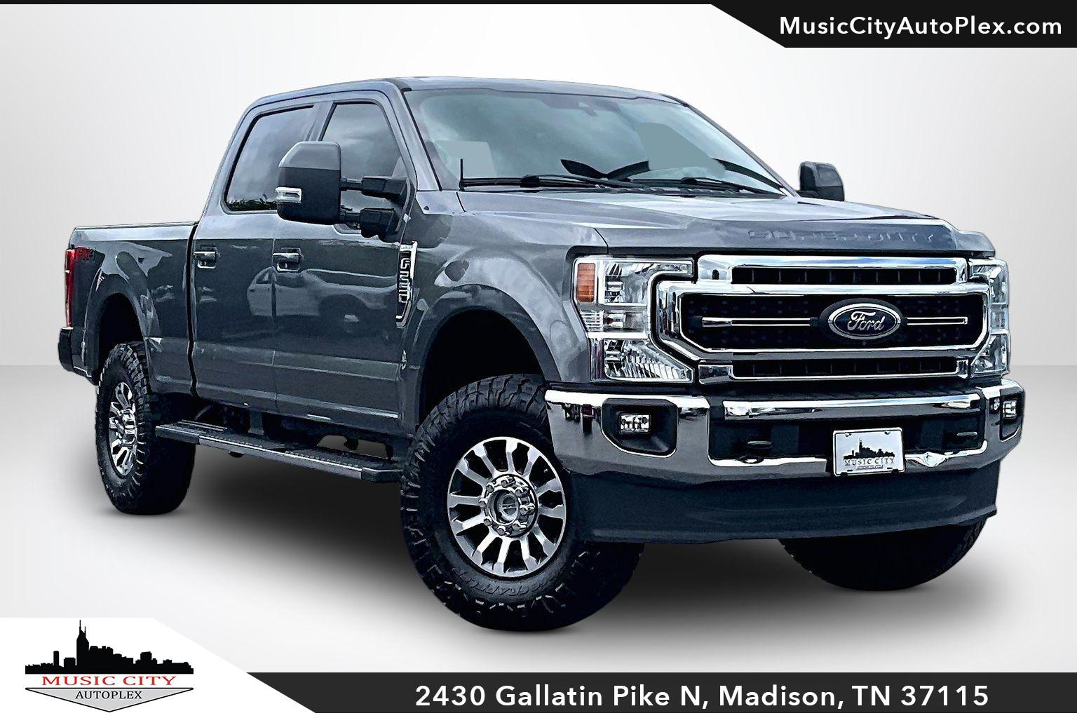 CARBONIZED GRAY 2022 Ford F-250 Super Duty Lariat Crew Cab 4WD Pickup Truck Four-Wheel Drive Automatic