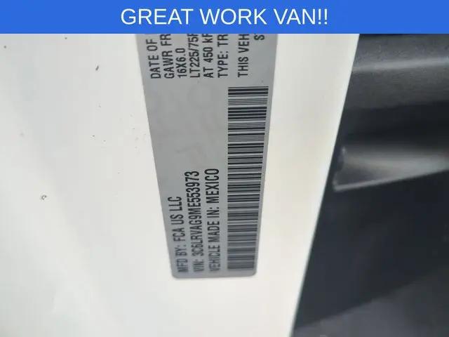 2021 Ram ProMaster Cargo Van Low Roof 136" WB
