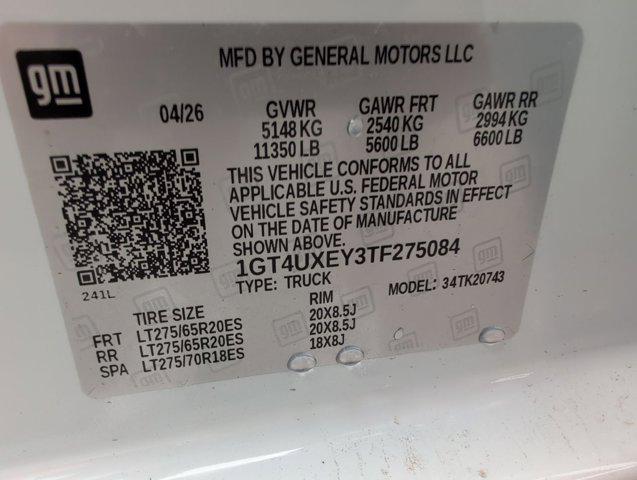 2026 GMC Sierra 2500HD Crew Cab, Standard Bed, Denali Ultimate, 4WD