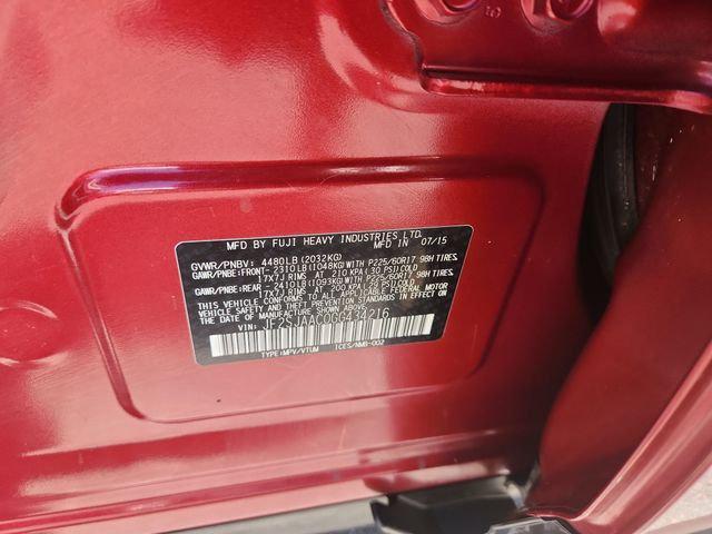 2016 Subaru Forester 2.5i