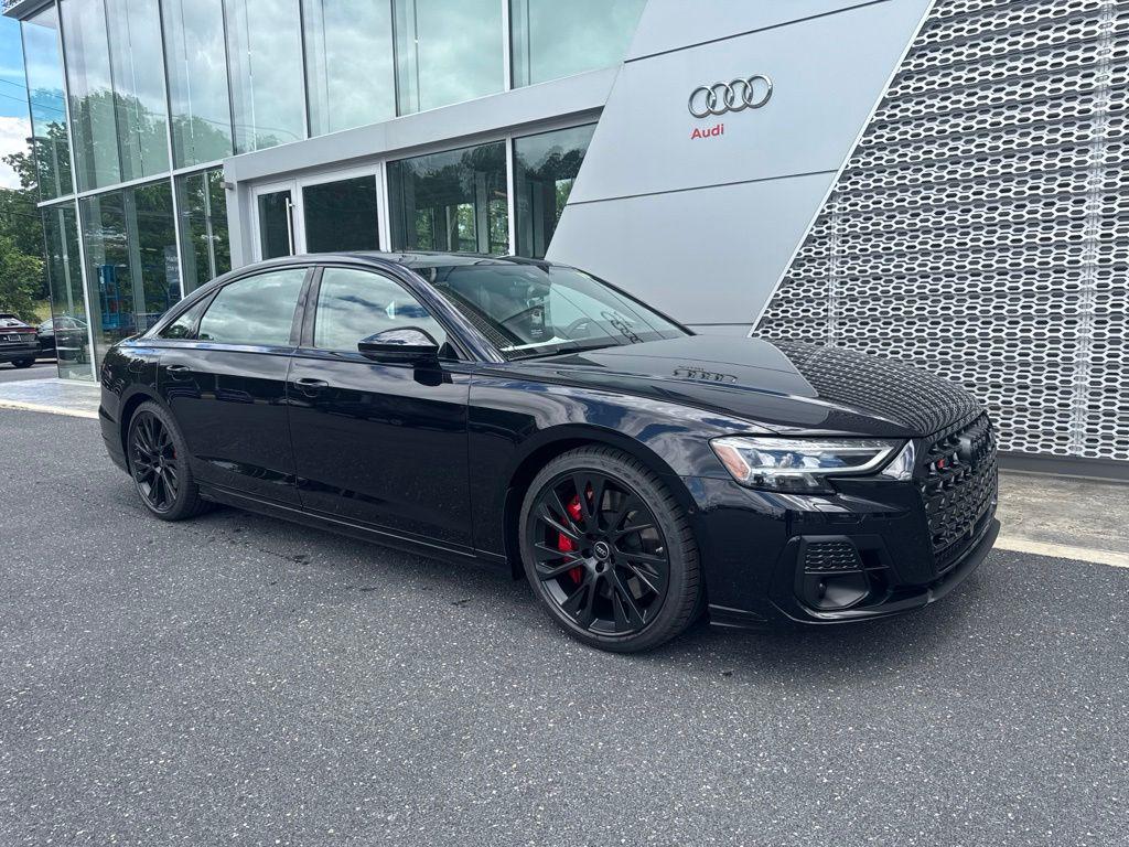 Sebring Black Crystal Effect 2026 Audi S8 Sedan All-Wheel Drive Automatic