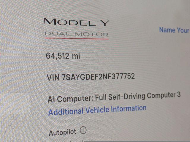 2022 Tesla Model Y Performance Dual Motor All-Wheel Drive