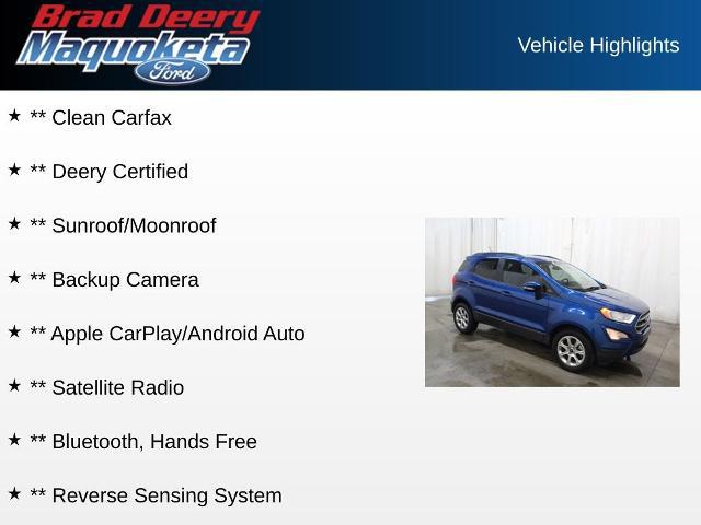 2020 Ford EcoSport SE