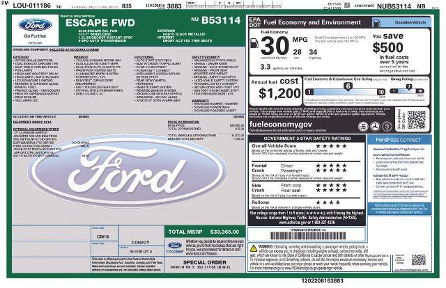 2022 Ford Escape SEL