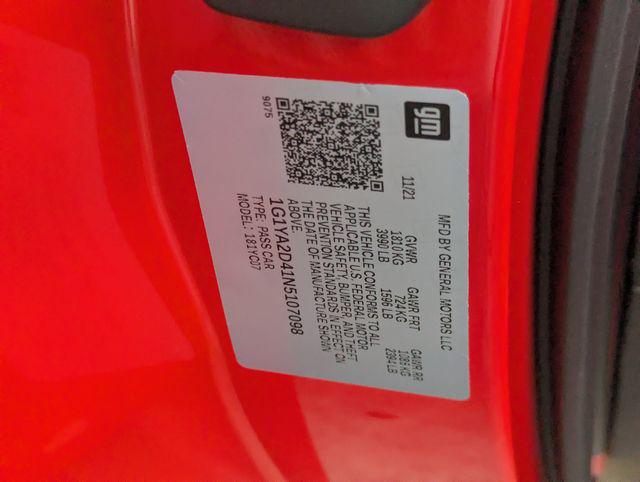 2022 Chevrolet Corvette Stingray RWD Coupe 1LT