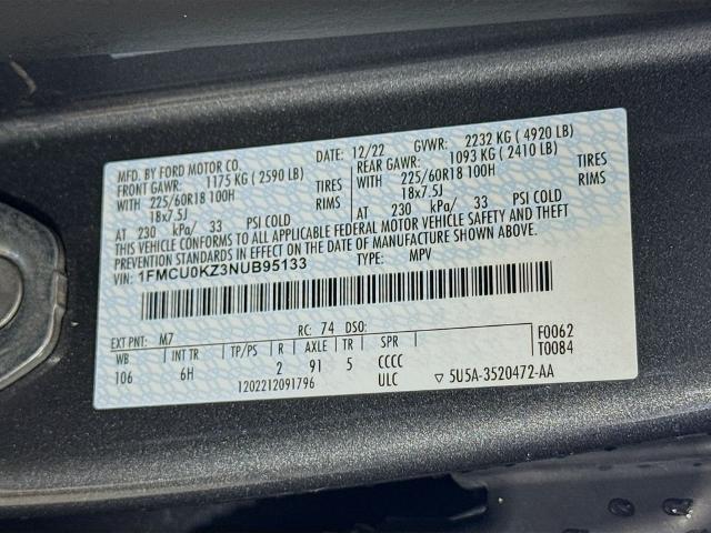 2022 Ford Escape SEL Plug-In Hybrid
