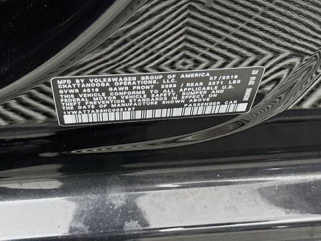 2017 Volkswagen Passat 1.8T S