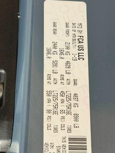 2019 Ram ProMaster 2500 Cargo Van High Roof 159" WB