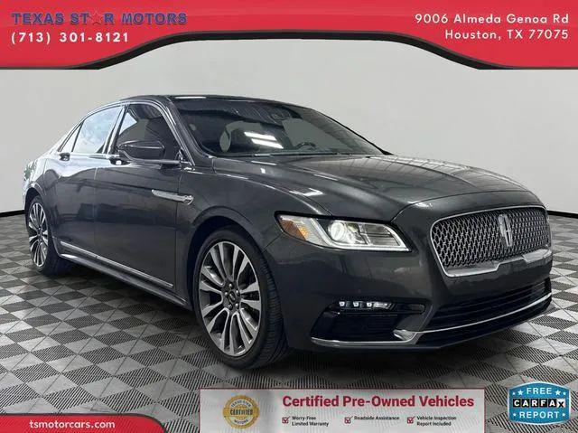 2018 Lincoln Continental Reserve for sale in Houston, TX