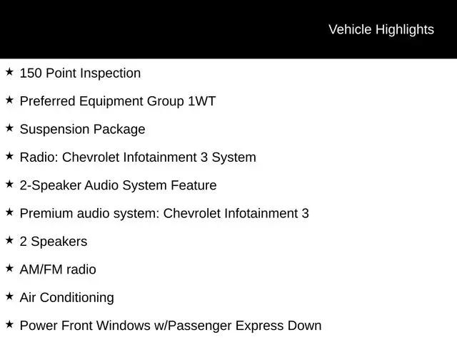 2022 Chevrolet Silverado 2500HD 2WD Regular Cab Long Bed WT