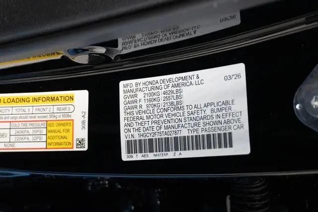 2026 Honda Accord Sedan Sport-L
