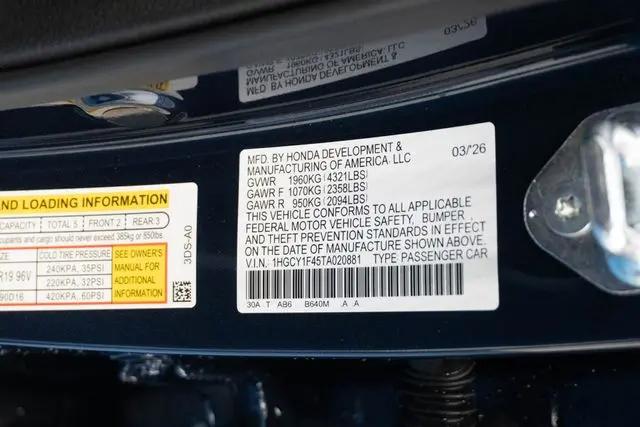 2026 Honda Accord Sedan SE