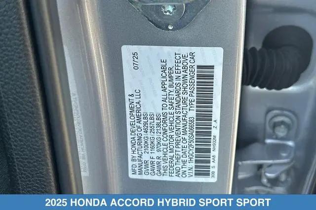 2025 Honda Accord Sedan Sport