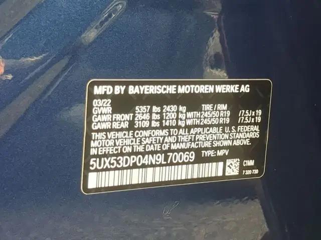 2022 BMW X3 xDrive30i