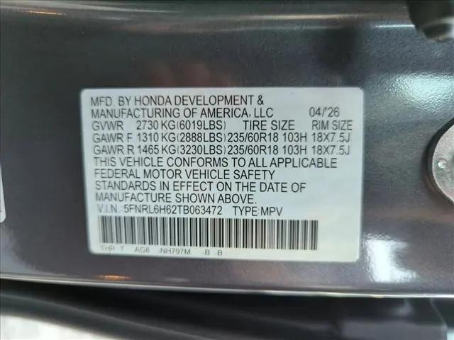 2026 Honda Odyssey EX-L