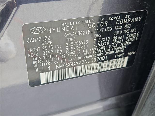 2022 Hyundai Santa Fe Plug-In Hybrid SEL Convenience