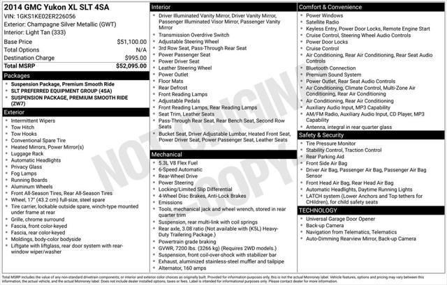 2014 GMC Yukon XL SLT