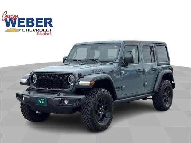 2024 Jeep Wrangler 4-Door Willys 4x4 for sale in Columbia, IL