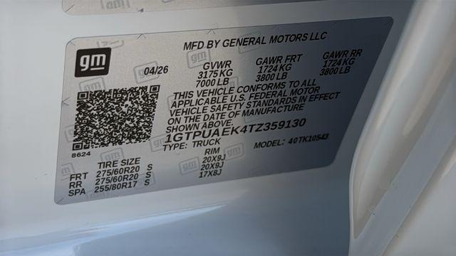 2026 GMC Sierra 1500 Crew Cab, Short Bed, Pro, 4WD