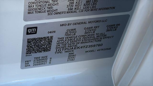 2026 GMC Sierra 1500 Crew Cab, Short Bed, Pro, 4WD