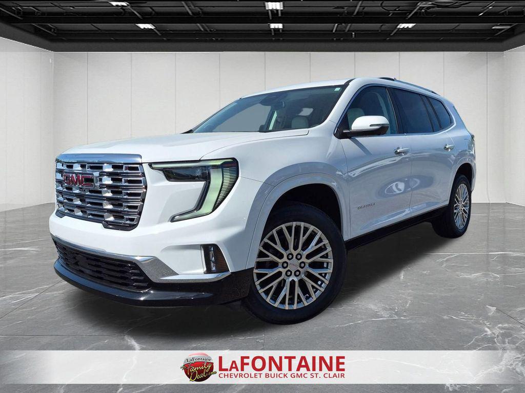 Summit White 2024 GMC Acadia Denali AWD SUV / Crossover Four-Wheel Drive 8-Speed Automatic