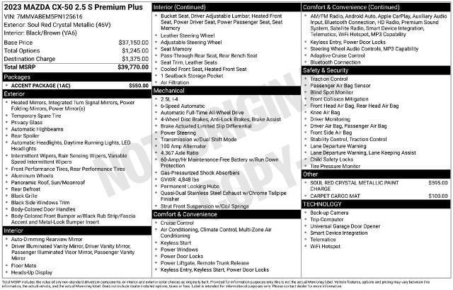 2023 Mazda CX-50 2.5 S Premium Plus
