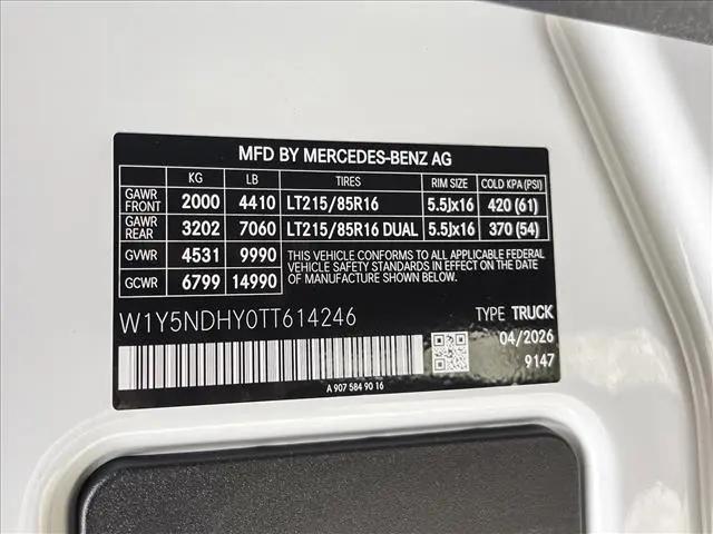 2026 Mercedes-Benz Sprinter 3500 High Roof 4-Cyl Diesel HO