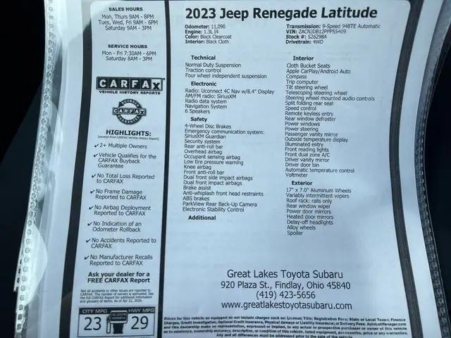 2023 Jeep Renegade Latitude 4x4
