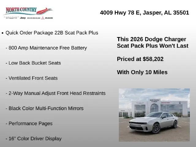 2026 Dodge Charger Scat Pack Plus 4-Door AWD