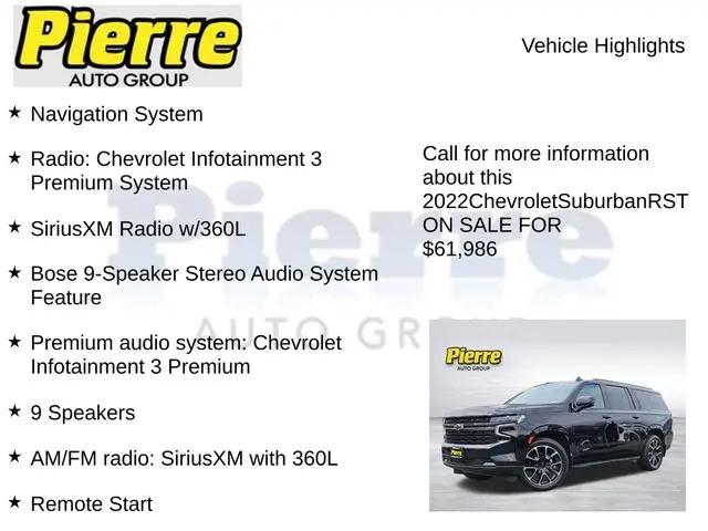 2022 Chevrolet Suburban RST