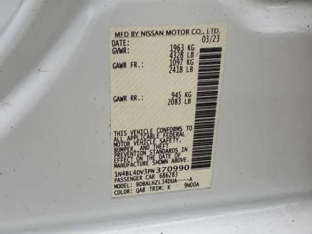 2023 Nissan Altima SV FWD