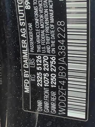 2018 Mercedes-Benz E-CLASS E 300 E 300