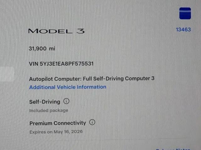 2023 Tesla Model 3 Rear-Wheel Drive