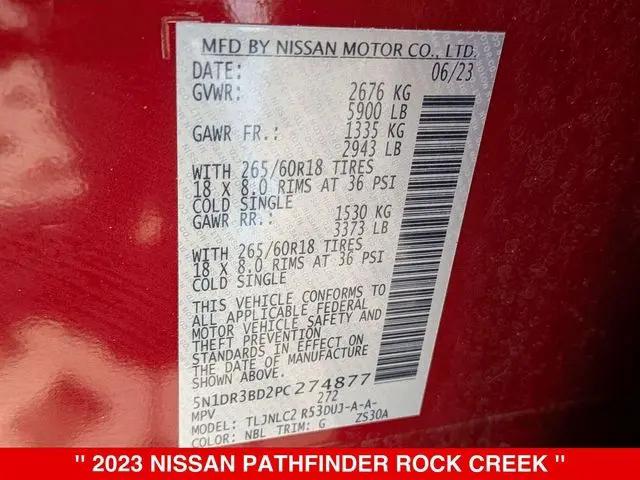 2023 Nissan Pathfinder Rock Creek 4WD