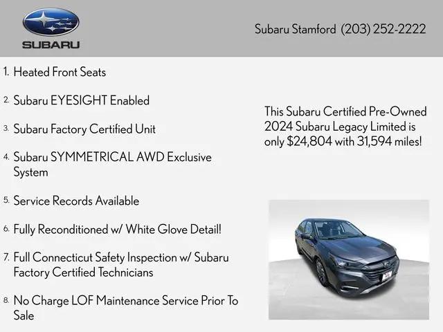 2024 Subaru Legacy Limited