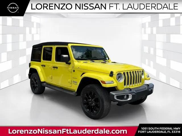 2022 Jeep Wrangler 4xe Unlimited Sahara 4x4 for sale in Fort Lauderdale, FL