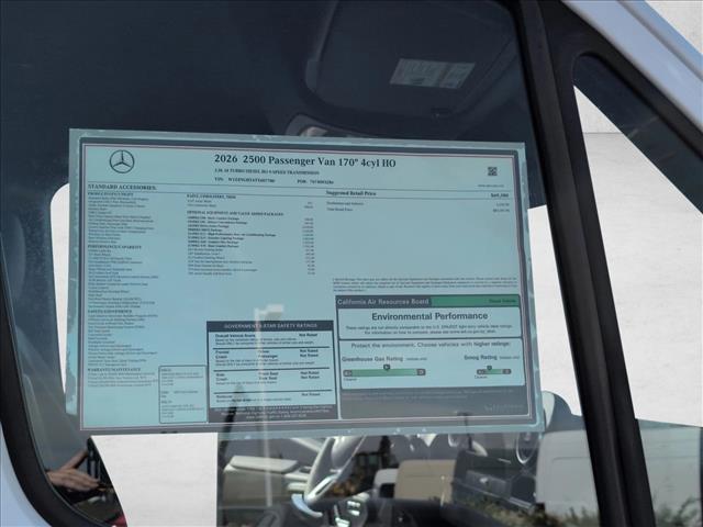 2026 Mercedes-Benz Sprinter 2500 High Roof 4-Cyl Diesel HO