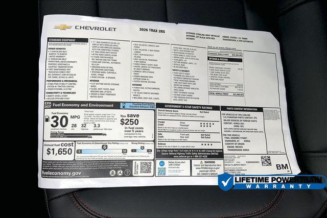 2026 Chevrolet Trax FWD 2RS