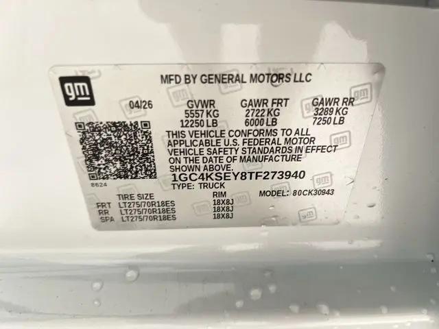 2026 Chevrolet Silverado 3500HD Crew Cab, Long Bed, WT Dual Rear Wheel, RWD