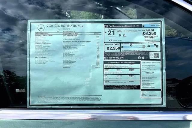2026 Mercedes-Benz GLS GLS 450 4MATIC