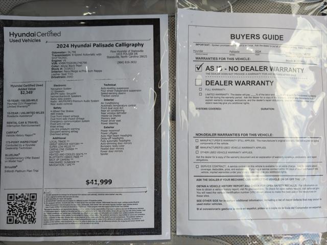 2024 Hyundai Palisade Calligraphy