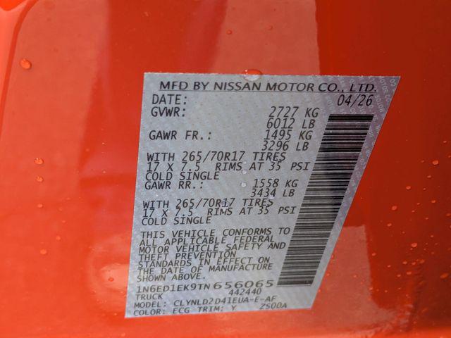 2026 Nissan Frontier Crew Cab PRO-4X 4x4