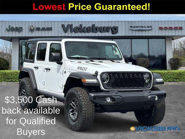 2026 Jeep Wrangler 4-Door Willys 4x4 for sale in Vicksburg, MI