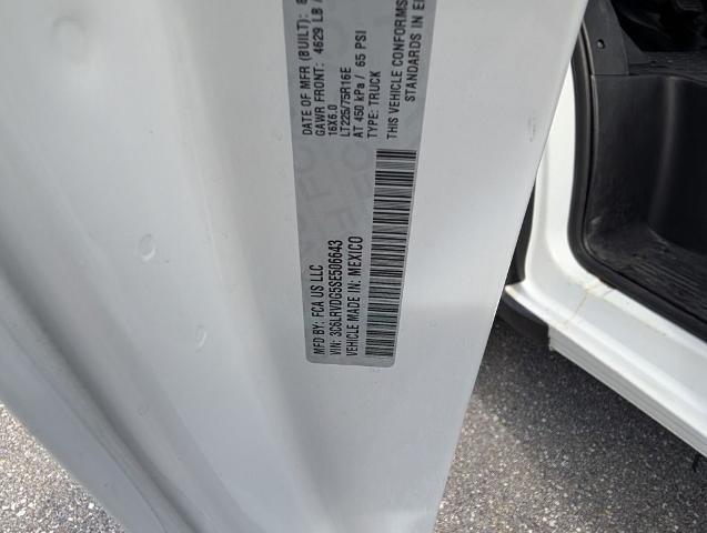2025 Ram ProMaster 2500 Cargo Van Tradesman High Roof 159" WB w/Pass Seat