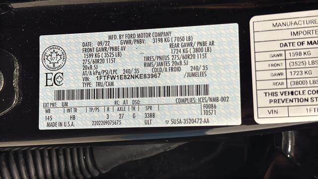 2022 Ford F-150 LARIAT