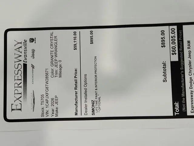 2026 Jeep Wrangler Rubicon