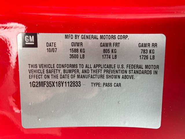 2008 Pontiac Solstice GXP