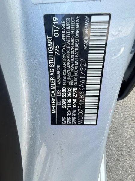 2019 Mercedes-Benz E-CLASS E 300 4MATIC