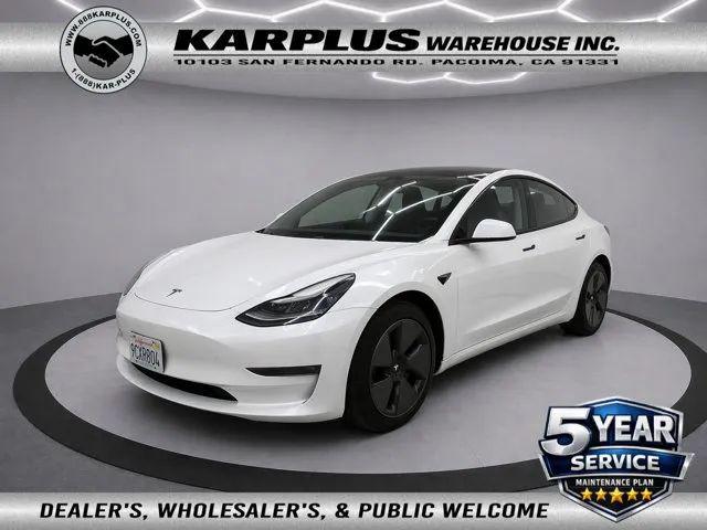 2021 Tesla Model 3 Standard Range Plus Rear-Wheel Drive for sale in Pacoima, CA
