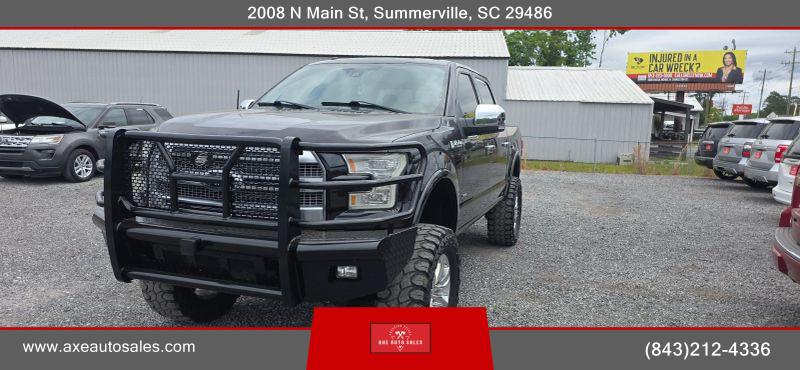 2016 Ford F-150 Platinum for sale in Summerville, SC